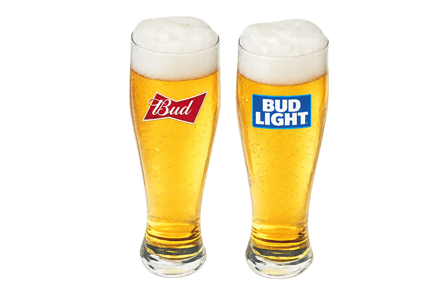 Bud and Bud Light pints